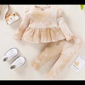2pc baby tie dye set